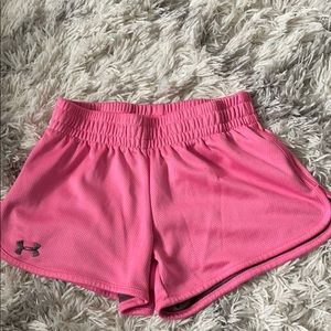 Under Armor pink shorts